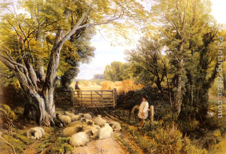 Landscape in Wales painting - Frederick William Hulme Landscape in Wales art painting